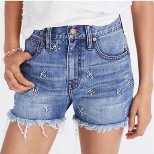 Madewell High Rise Floral Short